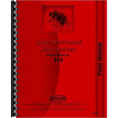 Chassis Parts Manual Fits FARMALL Fits International Harvester IH 574 Tractor -  AFTERMARKET, RAP74144